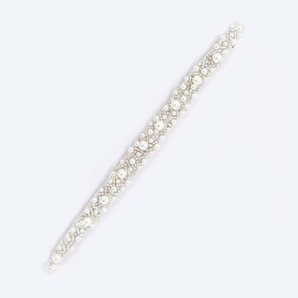 Beaded Elastic Headband Set 5 Styles Pearl Rhinestone Women\'s Fashion Accessorie main image 4